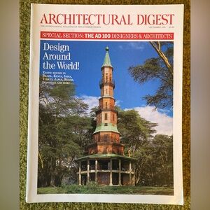 Vintage Architectural Digest Magazine Design Around the World September 1995